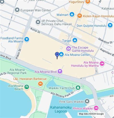 ala moana stores map.